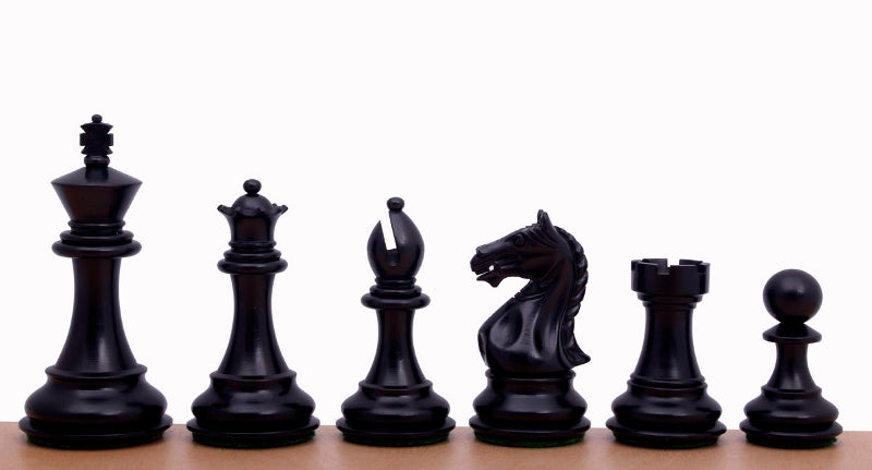 Piezas de ajedrez Supremo ebonisadas 3,75 '' - ec442099cbda52d9c13bc0f49fabdcea