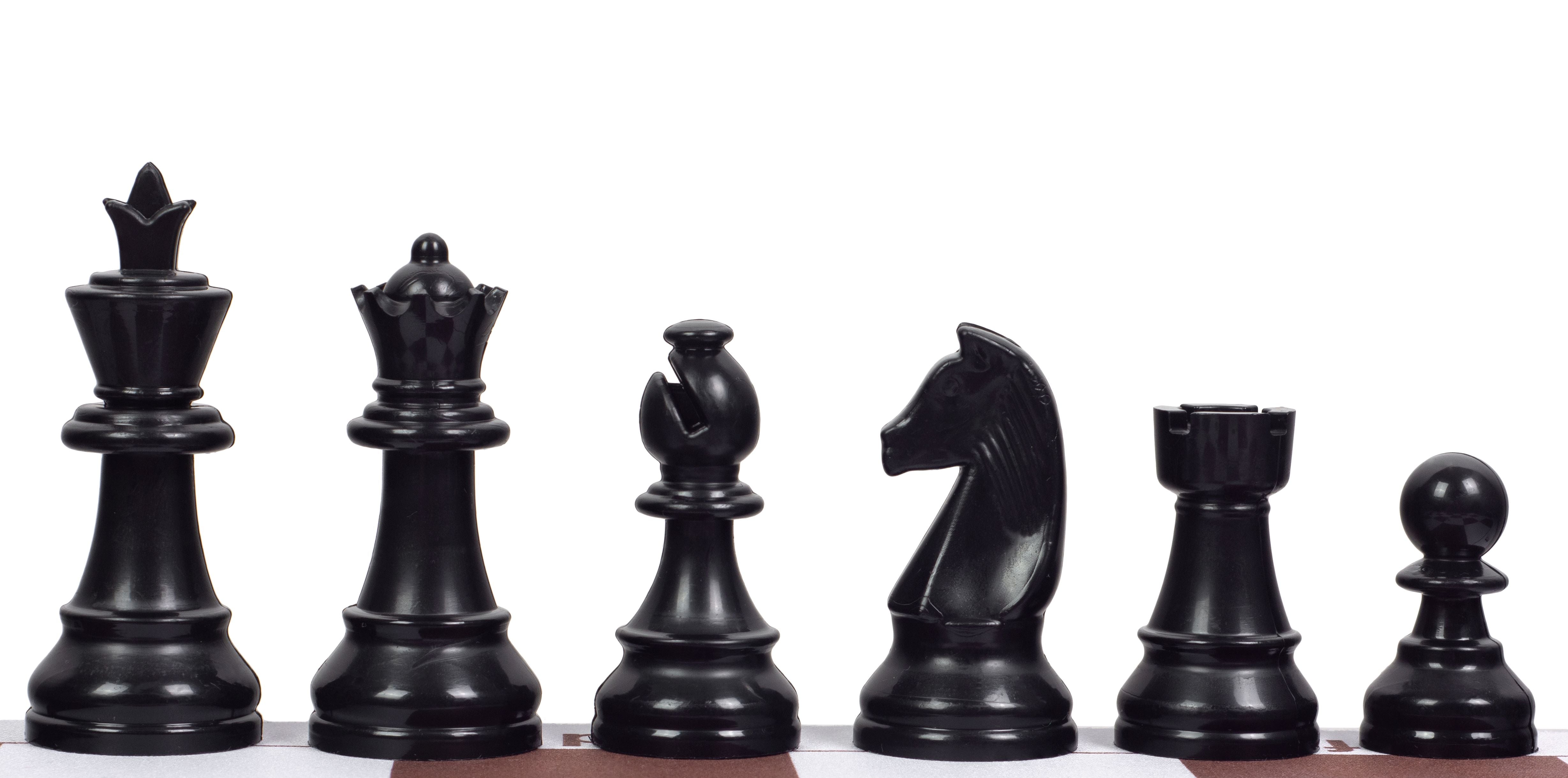 Figuras de ajedrez Staunton, plástico (rey 85 mm) - dbc39e5ab18ce49662ffca90095c5dae