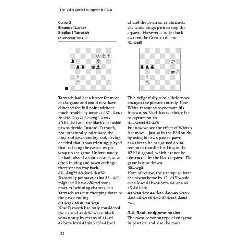 The Lasker Method to Improve in Chess - 92fe75567a0434923c73e7ccaeaa6c22
