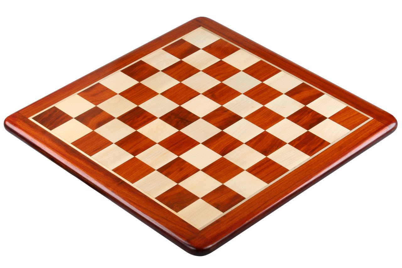 Tablero de ajedrez de madera maciza (58x58cm) - secoya/haya (casilla de 58 mm) - Tablero de ajedrez de madera maciza (58x58cm) - secoya/haya (casilla de 58 mm)