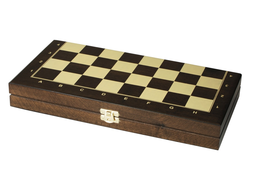 Estuche de madera para tablero de ajedrez con compartimento (35 x 35 cm), casilla 35 x 35 mm - Estuche de madera para tablero de ajedrez con compartimento (35 x 35 cm), casilla 35 x 35 mm