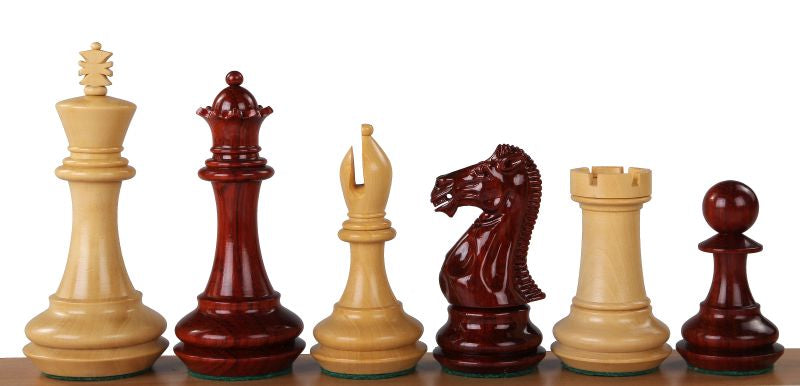 Piezas de ajedrez CHAMPFERED SECOYA 4" - Piezas de ajedrez CHAMPFERED SECOYA 4"