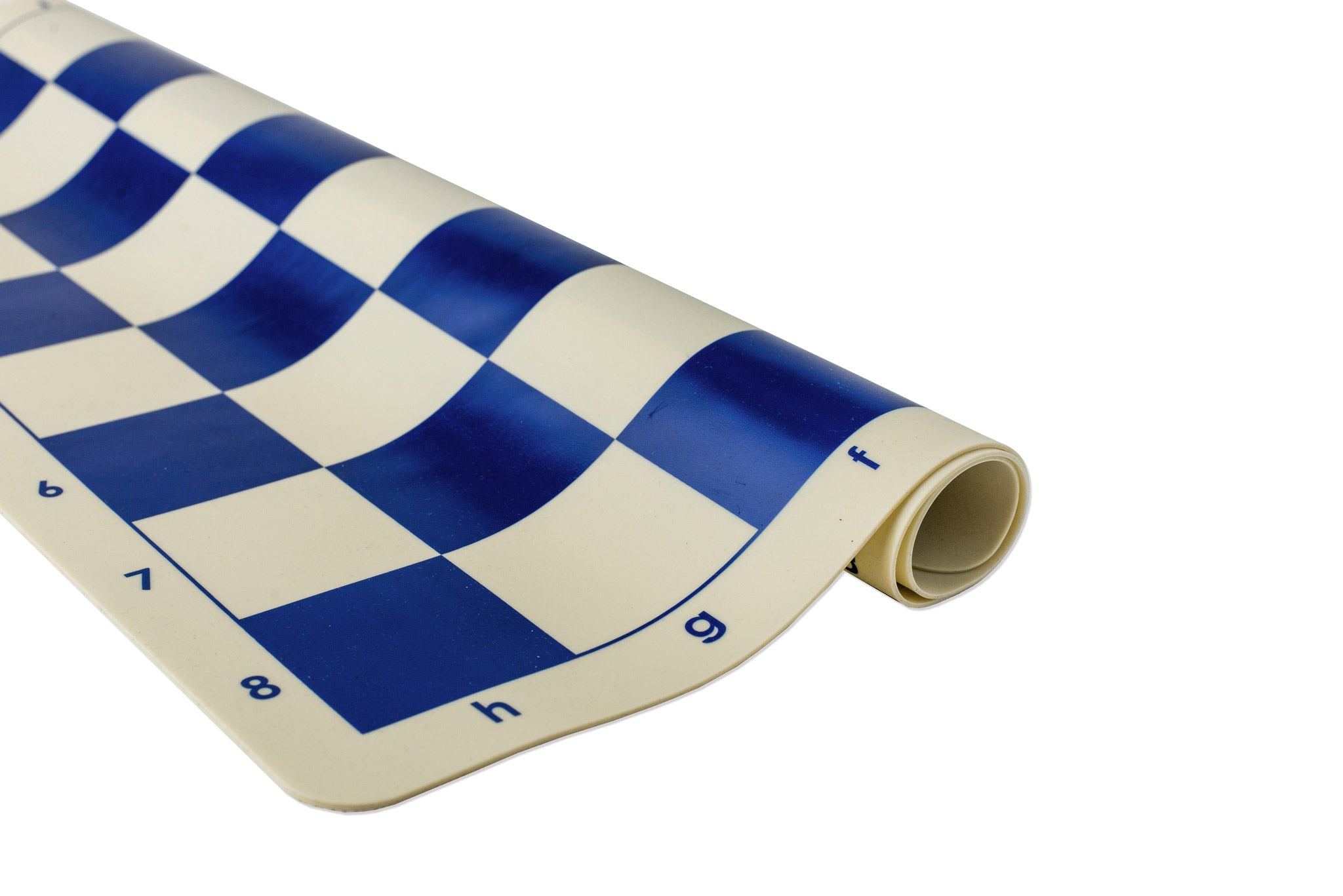 Tablero de ajedrez de silicona nº 6, blanco y azul - Tablero de ajedrez de silicona nº 6, blanco y azul