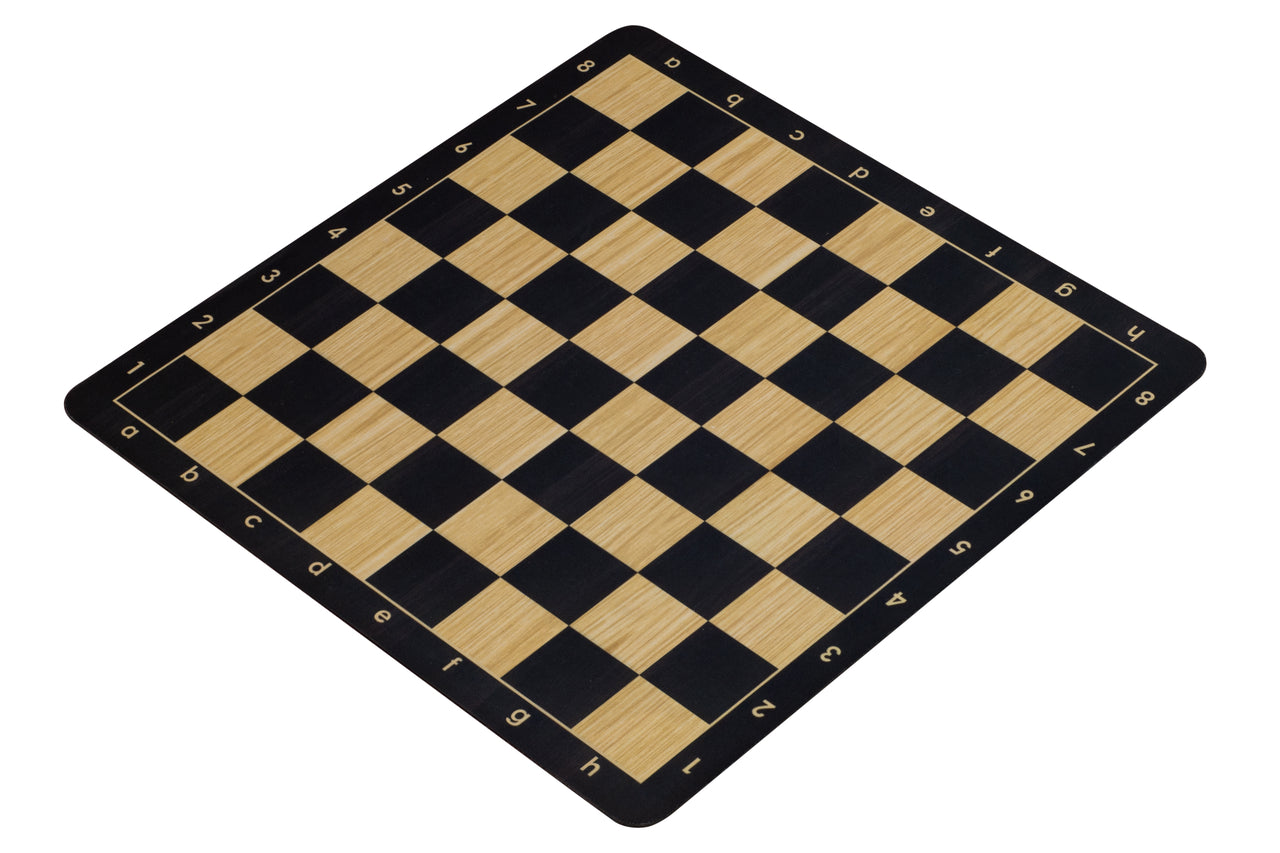 Tablero de ajedrez enrollable nº 6 (51 cm), parte inferior antideslizante NEGRO - Tablero de ajedrez enrollable nº 6 (51 cm), parte inferior antideslizante NEGRO