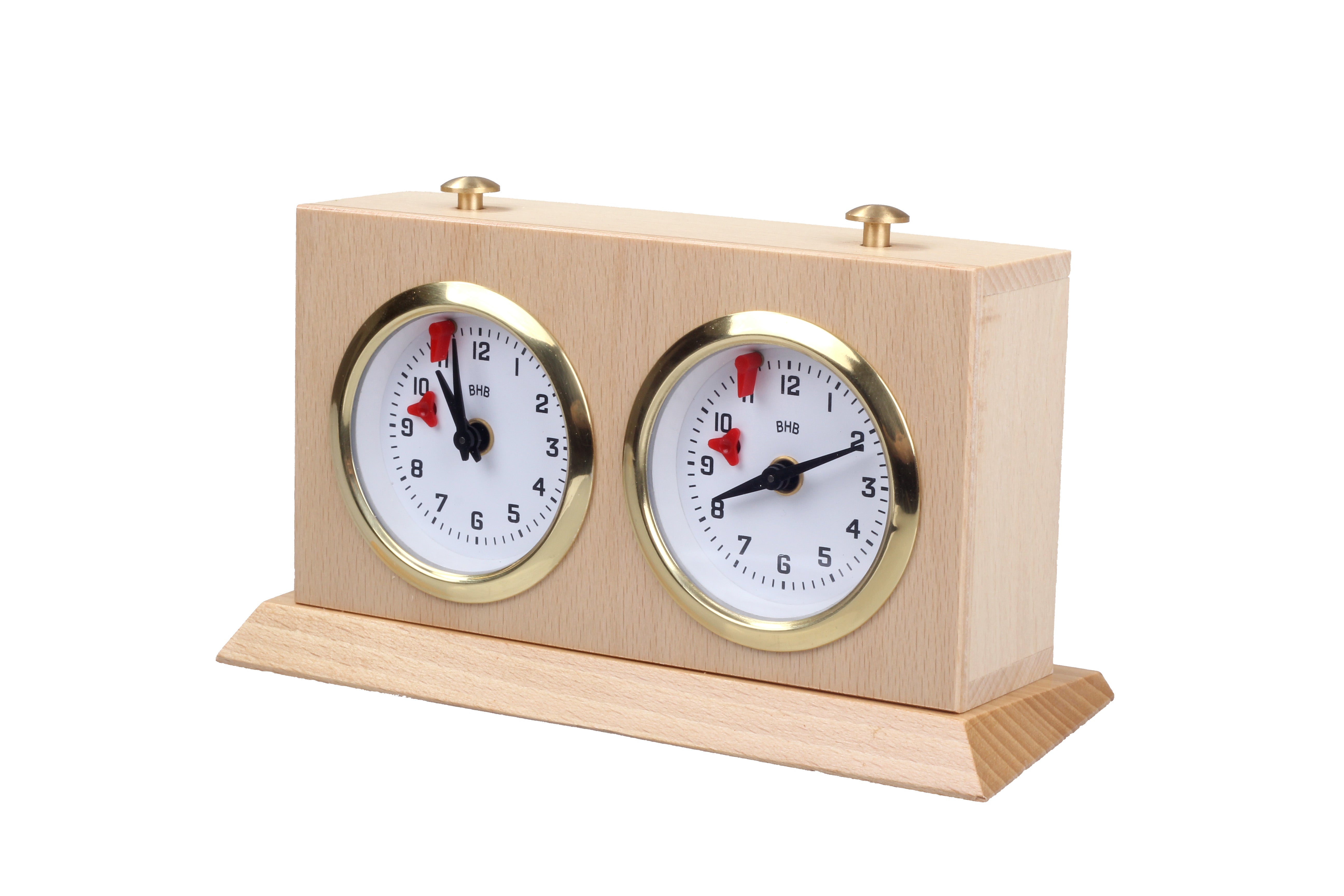 Reloj de madera BHB con soporte - pequeño - Reloj de madera BHB con soporte - pequeño