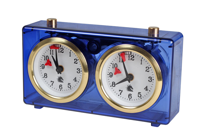 Reloj de plástico CLASSIC pequeño, azul transparente - Reloj de plástico CLASSIC pequeño, azul transparente