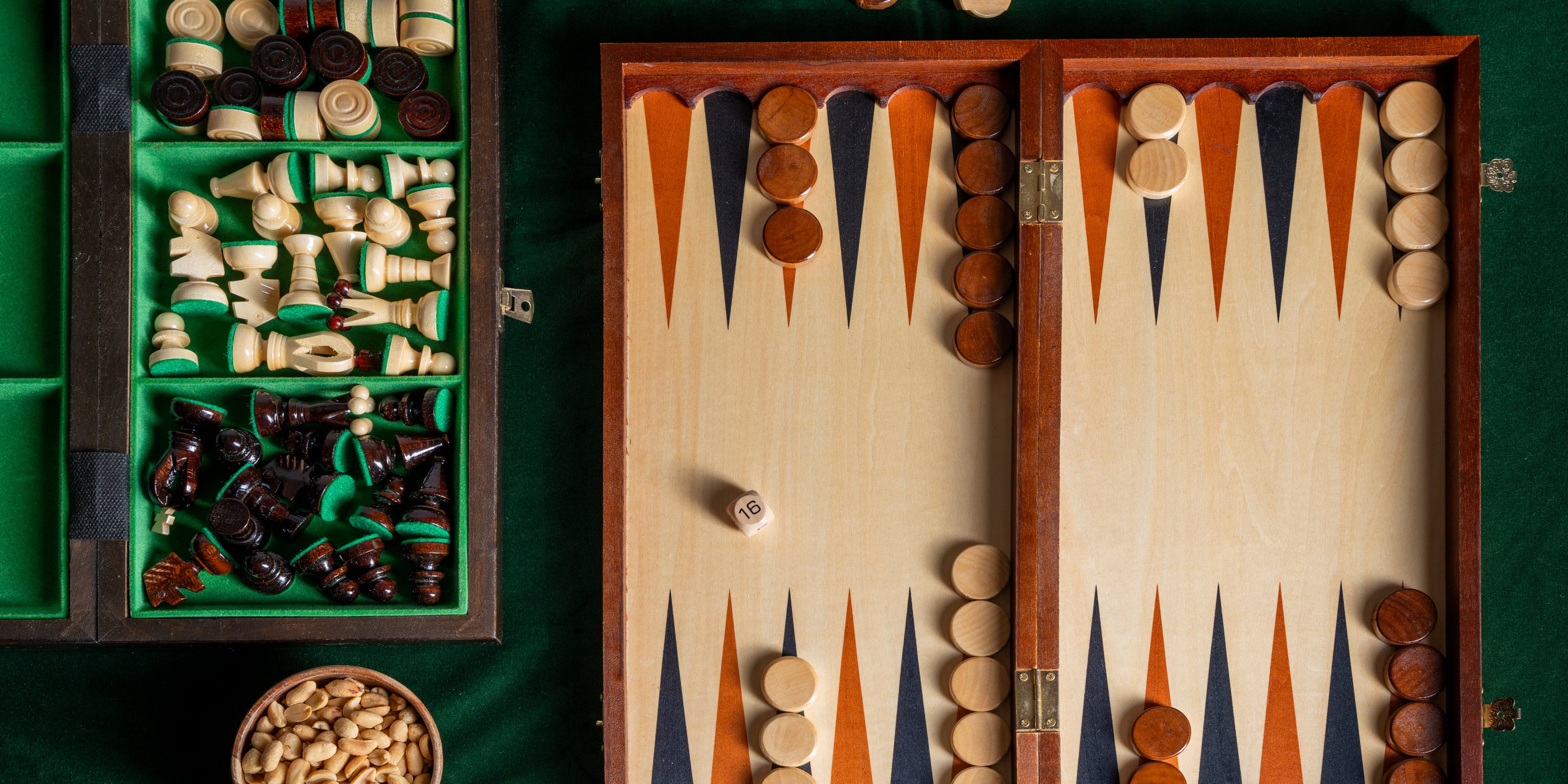 Damas, Go, Backgammon