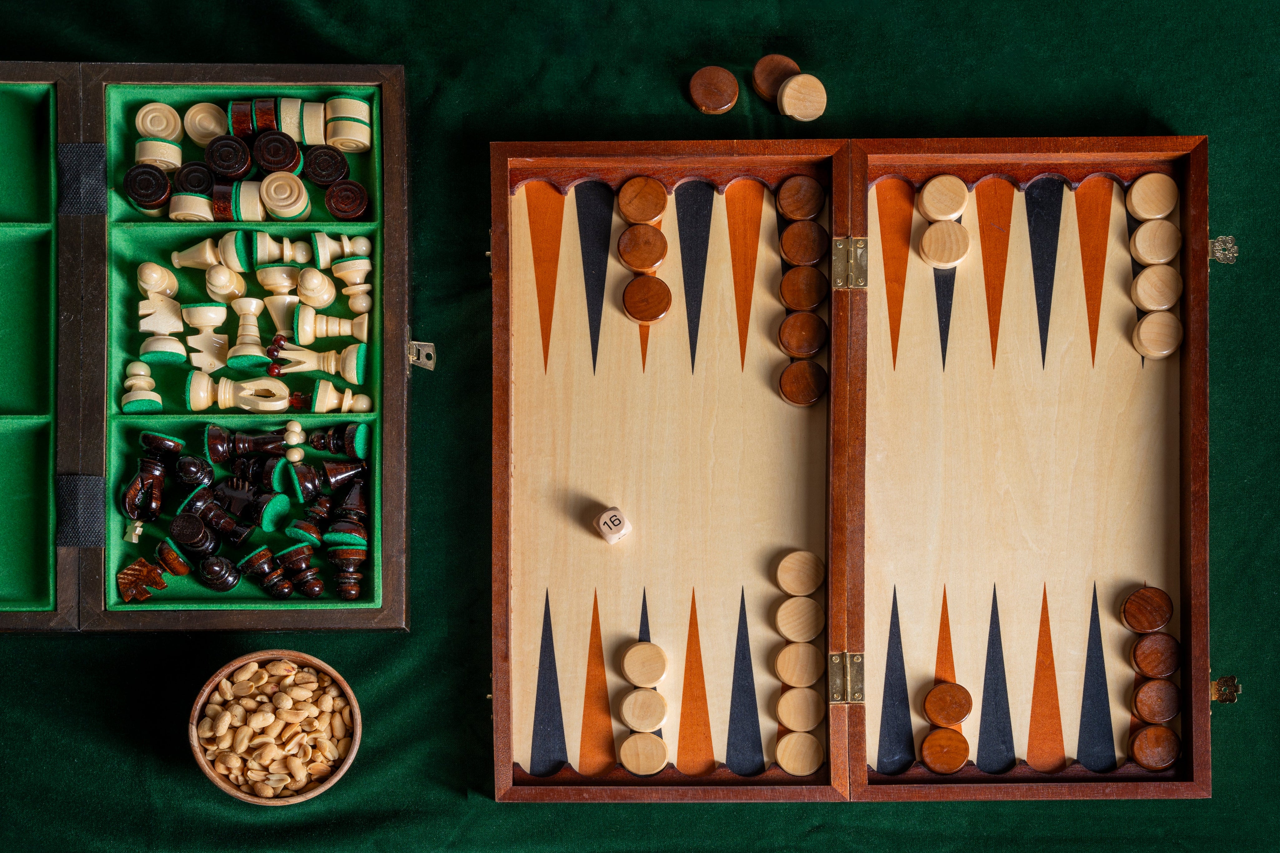 Damas, Go, Backgammon