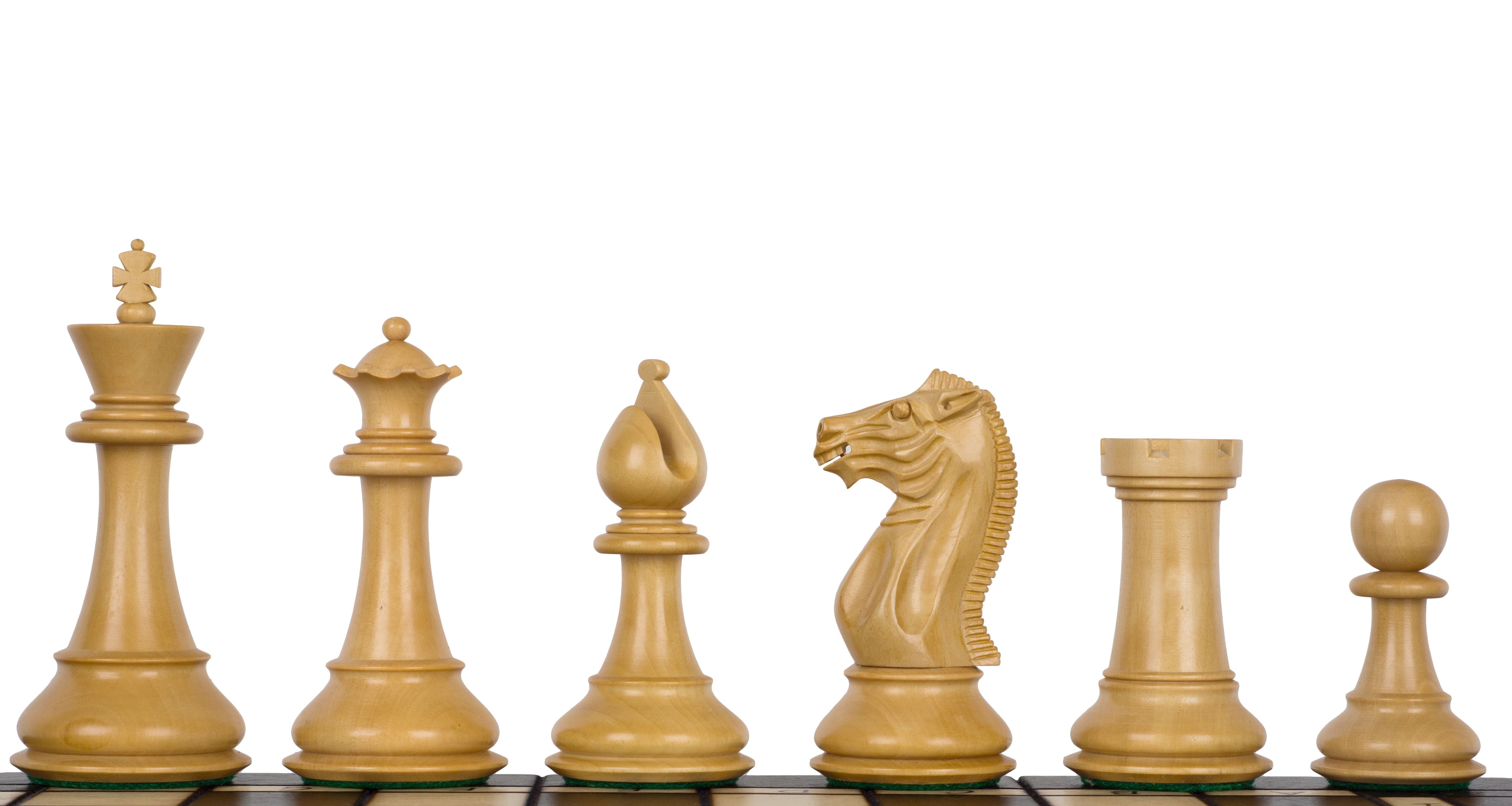 Pershing 4.25" figuras de ajedrez de madera roja - f81bec95b1f1e2bd9059f71e15135a99