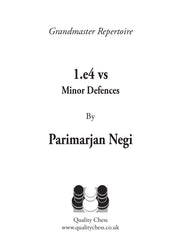 Grandmaster Repertoire - 1.e4 vs Minor Defences by Parimarjan Negi (softcover)
