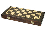 JUEGO DE MADERA 3 en 1 (40x40cm) CHASETS + WARCABS + BACKGAMMON