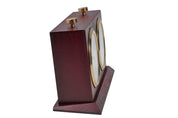 Reloj de madera BHB con soporte - grande, oscuro