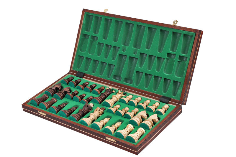 Juego de ajedrez de lujo AMBASADOR - grande (54 x 54 cm) - Juego de ajedrez de lujo AMBASADOR - grande (54 x 54 cm)