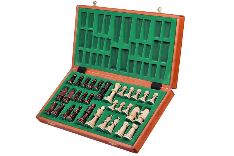 Juego de ajedrez de competición n.º 5 con incrustaciones (48 x 48 cm) - Juego de ajedrez PROFESIONAL - Juego de ajedrez de competición n.º 5 con incrustaciones (48 x 48 cm) - Juego de ajedrez PROFESIONAL