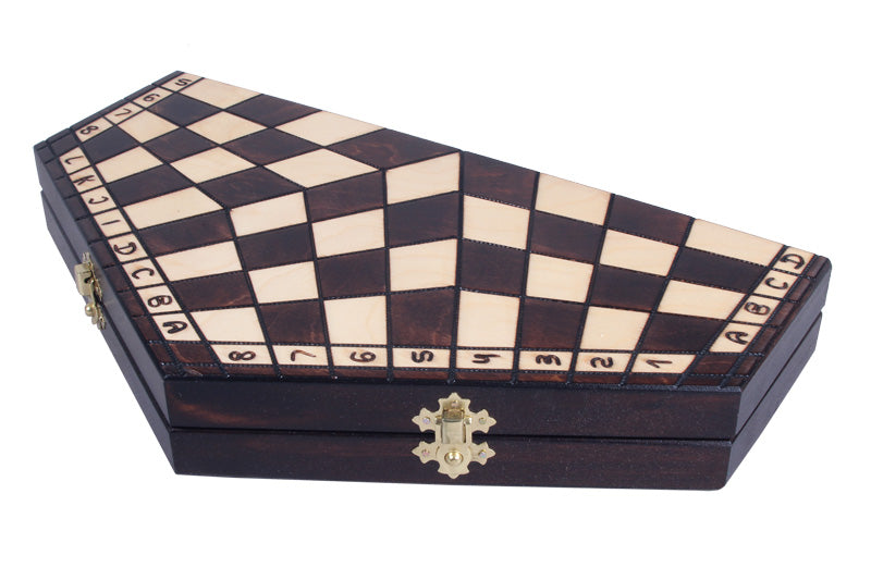 Ajedrez para tres jugadores - tamaño mediano (tablero hexagonal de 20 cm de lado) - Ajedrez para tres jugadores - tamaño mediano (tablero hexagonal de 20 cm de lado)