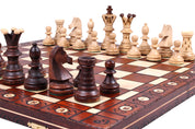 Juego de ajedrez de lujo AMBASADOR - grande (54 x 54 cm)