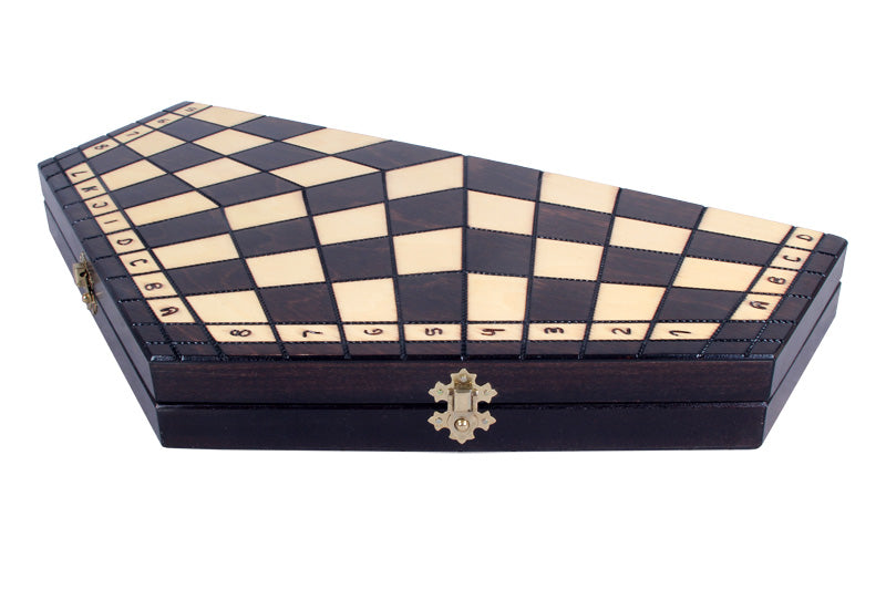 Ajedrez para tres jugadores - grande (tablero hexagonal de 26 cm de lado) - Ajedrez para tres jugadores - grande (tablero hexagonal de 26 cm de lado)