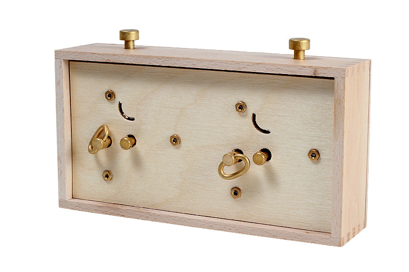 Reloj de madera BHB sin base - pequeño y claro - Reloj de madera BHB sin base - pequeño y claro