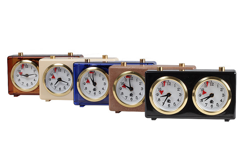 Reloj de plástico CLASSIC pequeño, color ámbar - Reloj de plástico CLASSIC pequeño, color ámbar