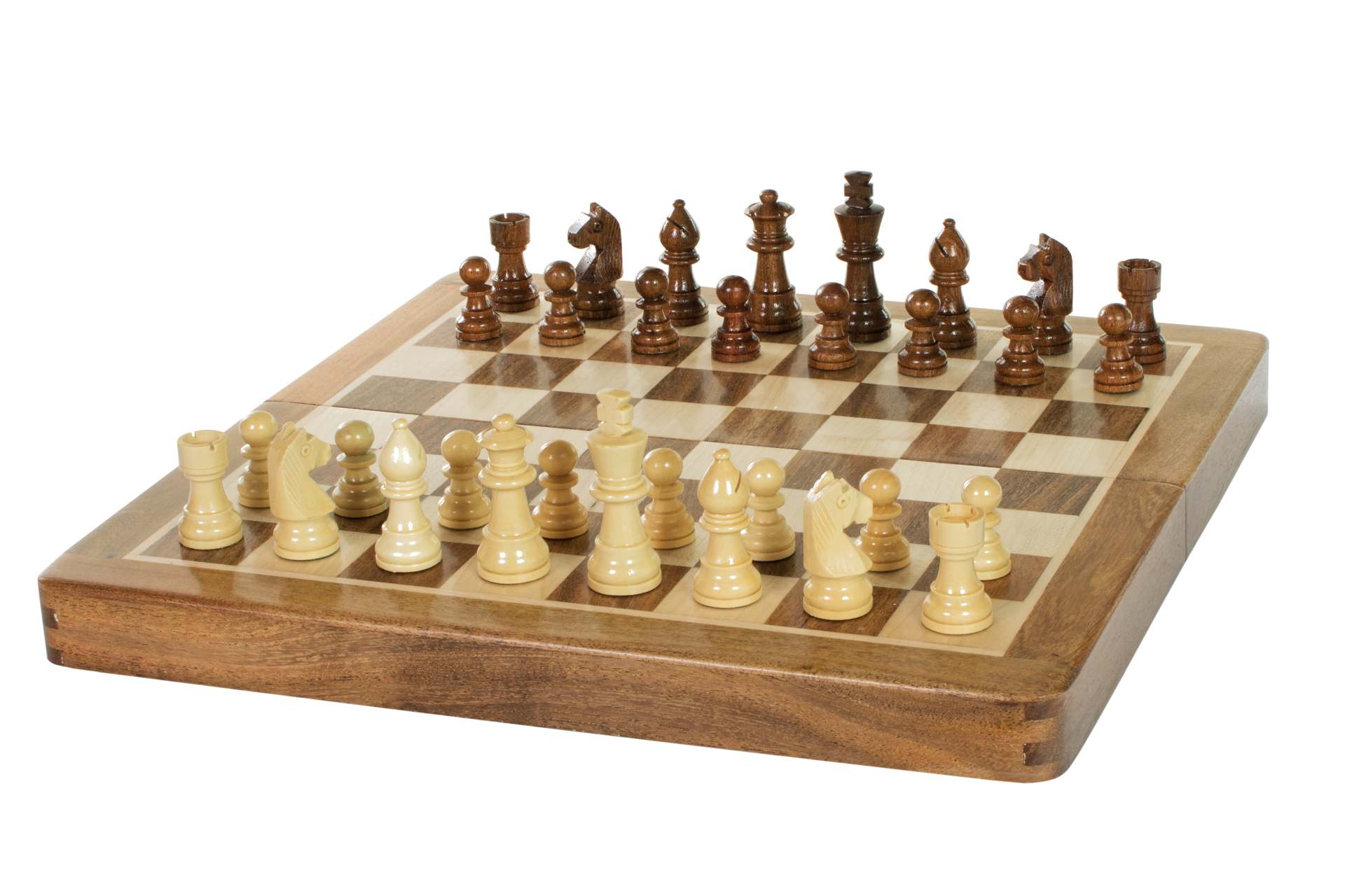 Ajedrez magnético de madera – 30 cm - Ajedrez magnético de madera – 30 cm
