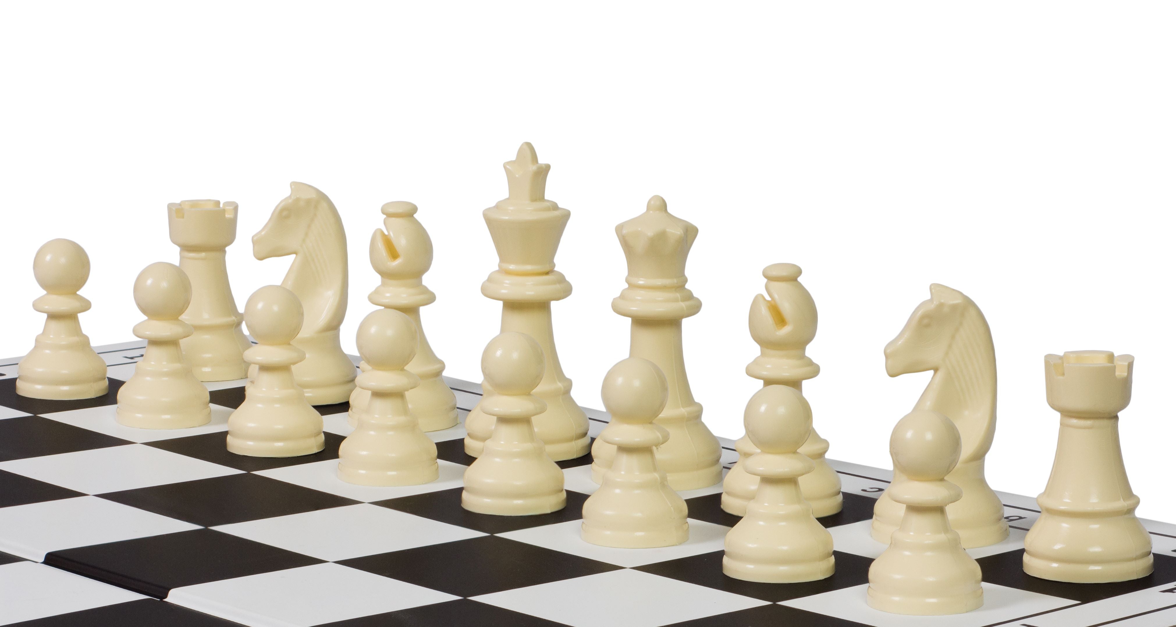 Figuras de ajedrez Staunton nº 3, plástico (rey 65 mm) - 94398e93fcc1d5827819500f77fb62d9