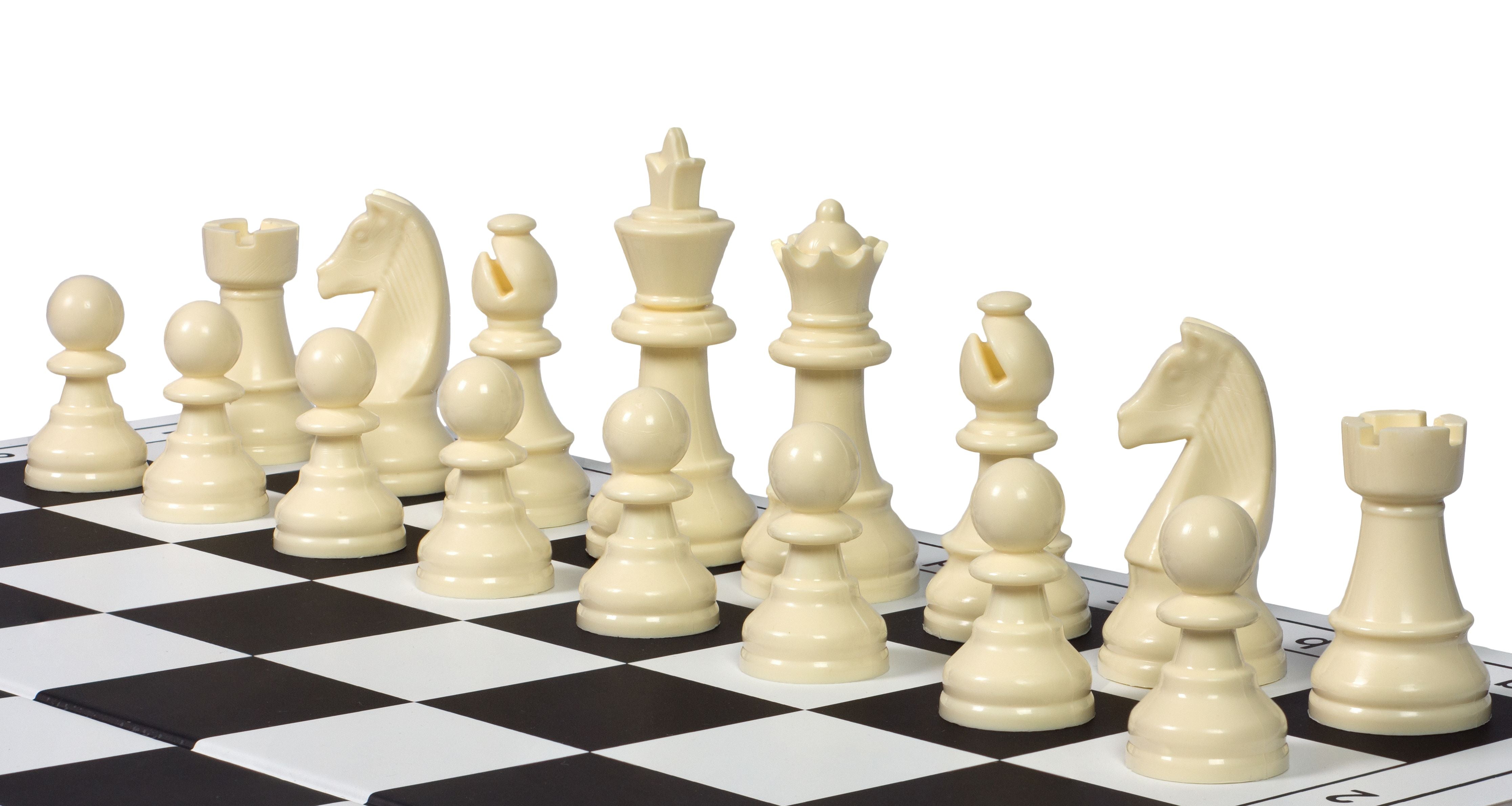 Figuras de ajedrez Staunton, plástico (rey 85 mm) - 72db657698ec61191a0bc28316e5b77a