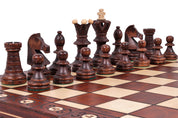Juego de ajedrez de lujo AMBASADOR - grande (54 x 54 cm)
