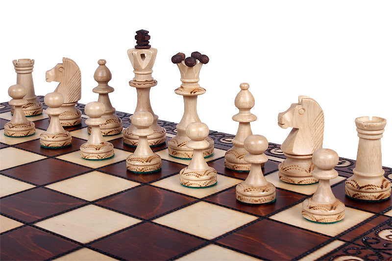 AJEDREZ SENATOR (42 x 42 cm): un juego de ajedrez clásico de madera, ideal para regalar - AJEDREZ SENATOR (42 x 42 cm): un juego de ajedrez clásico de madera, ideal para regalar