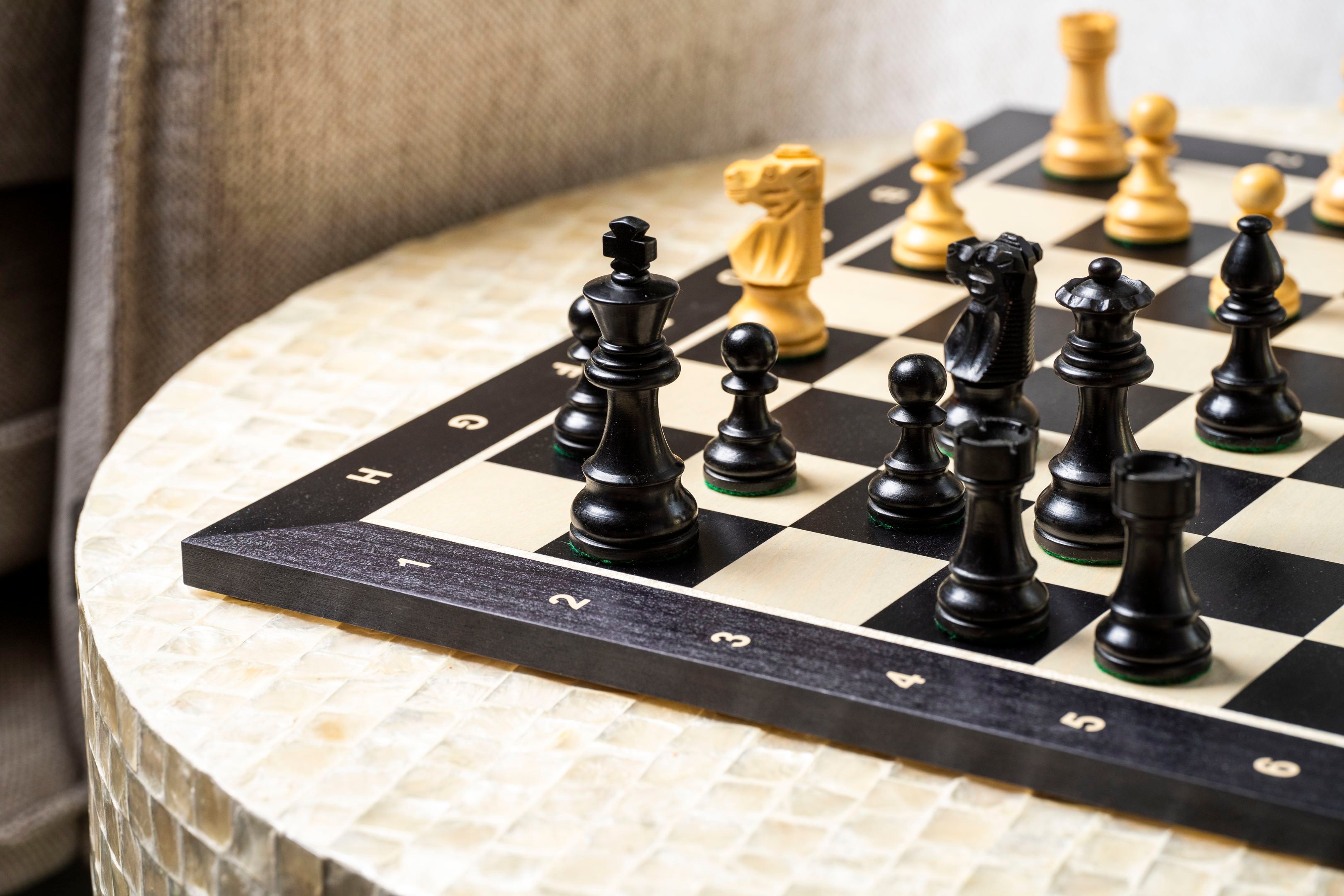 Piezas de ajedrez French Staunton ebonisadas 3,5'' - 4554eb5ab490393be2624b800b3c80c4