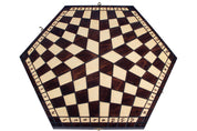 Ajedrez para tres jugadores - grande (tablero hexagonal de 26 cm de lado)
