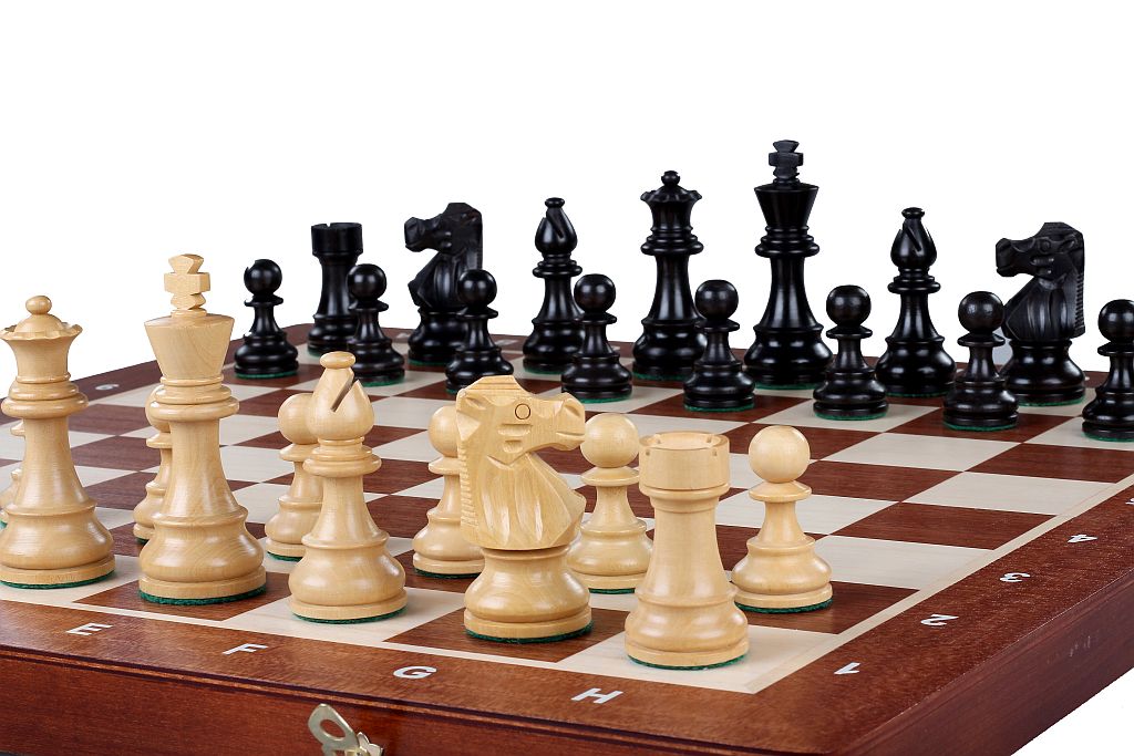 TOURNAMENT No4 intarsy French EBONISED 3" pieces - 2d0619194403ca28d47254328baa5be4