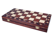 AJEDREZ SENATOR (42 x 42 cm): un juego de ajedrez clásico de madera, ideal para regalar