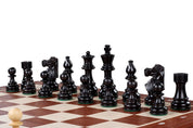 TOURNAMENT No4 intarsy French EBONISED 3" pieces
