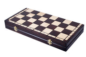 AJEDREZ DE MADERA DE LA INDIA (47 x 46,5 cm)