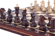 AJEDREZ SENATOR (42 x 42 cm): un juego de ajedrez clásico de madera, ideal para regalar