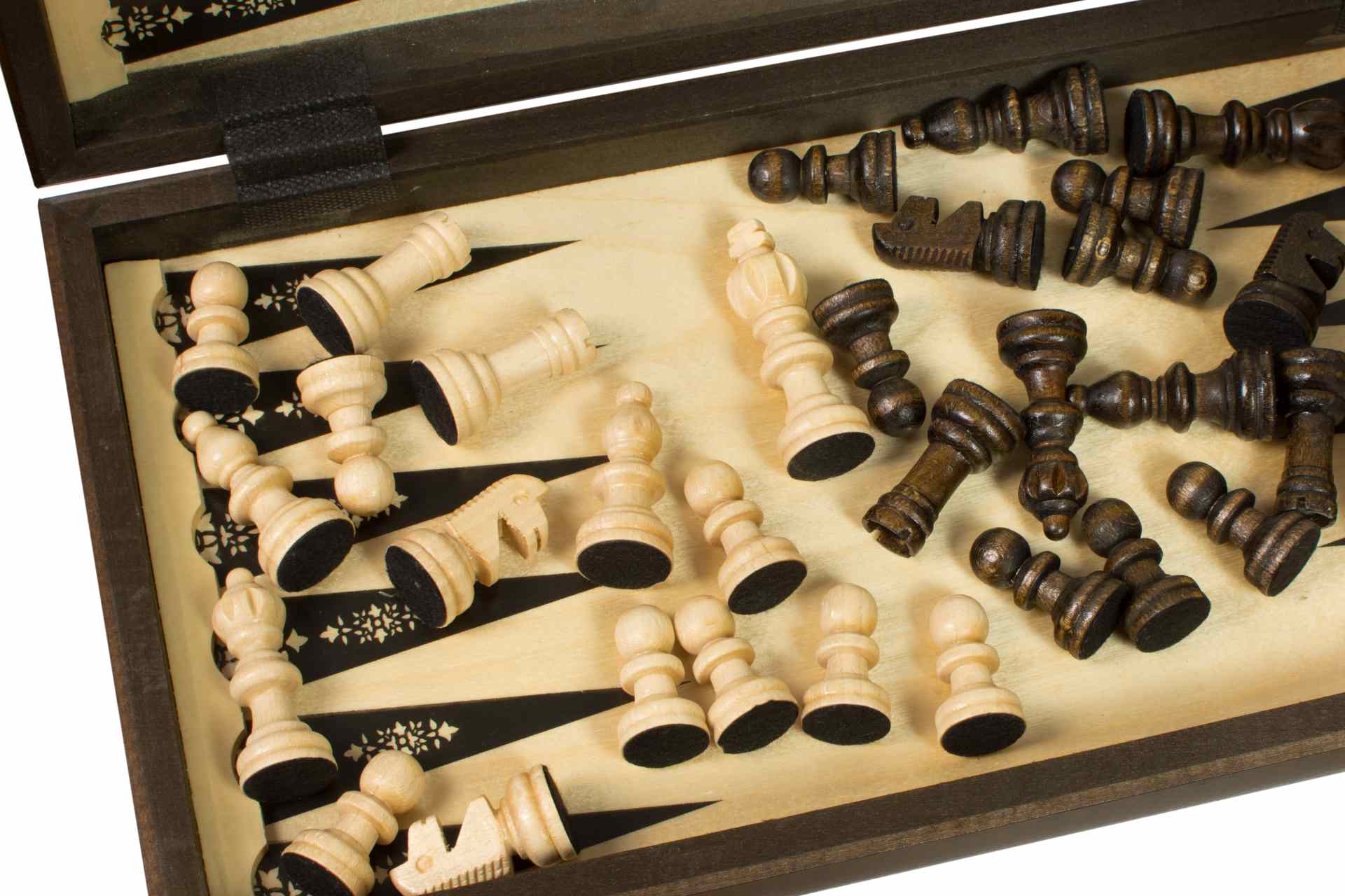 JUEGO DE MADERA 3 en 1 (40x40cm) CHASETS + WARCABS + BACKGAMMON - 76179a80ef525a9cbad868f1f38cd6fb