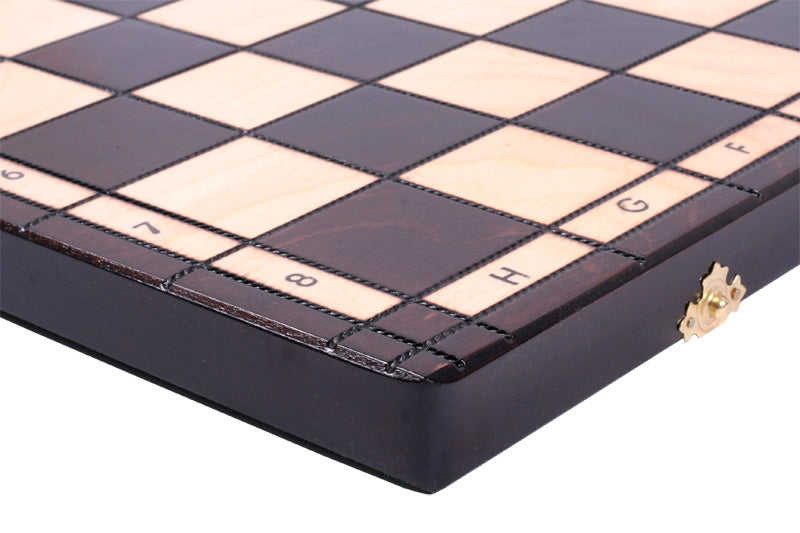 AJEDREZ DE MADERA DE LA INDIA (47 x 46,5 cm) - AJEDREZ DE MADERA DE LA INDIA (47 x 46,5 cm)