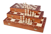 Juego de ajedrez de competición n.º 6 (54 x 54 cm) con incrustaciones