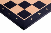 No6 Tablero de ajedrez negro+ 3.75" Piezas alemanas ebonizadas