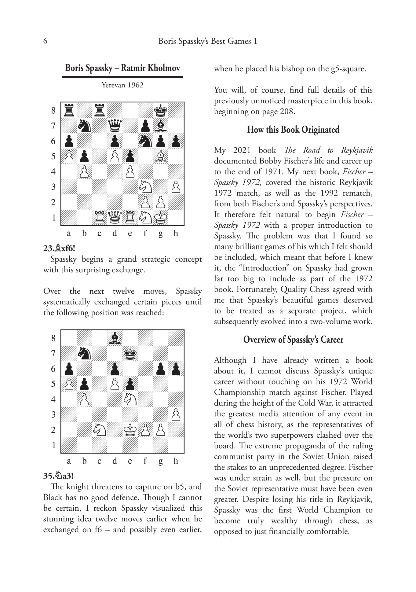 Boris Spassky's Best Games 1 1948-1968 The Rising Star by Tibor (hardcover) - c7dfe204aa365c34a40be8804d453dc4