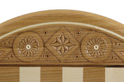 Ajedrez Rubin - estuche redondo tallado a mano (33 cm)
