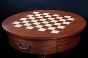 Mesa de ajedrez de Lux, redonda, sin piezas (altura: 77 cm)