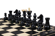 Juego de ajedrez AMBASADOR New Line (55 x 55 cm), color negro