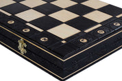 Juego de ajedrez AMBASADOR New Line (55 x 55 cm), color negro