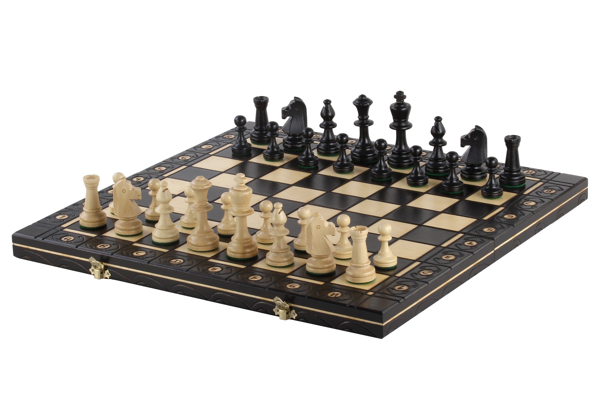 Juego de ajedrez CONSUL New Line (49 cm), color negro - Juego de ajedrez CONSUL New Line (49 cm), color negro