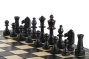 Juego de ajedrez CONSUL New Line (49 cm), color negro