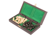 Ajedrez de madera MAGNETICO mini (20cm) - negro