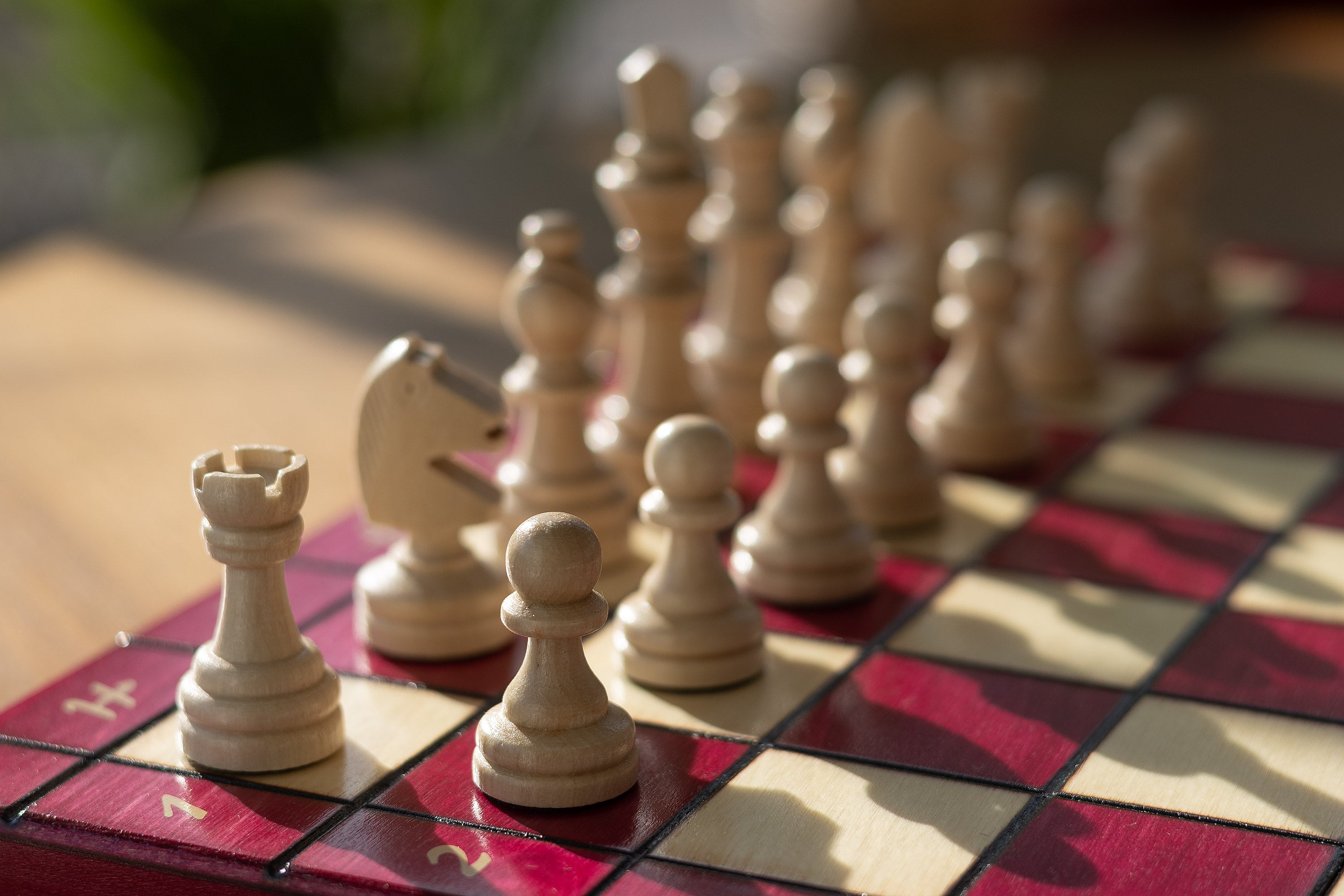 Juego de ajedrez magnético plegable de madera «Cerezo»: casillas de 30 mm, rey de 55 mm, posibilidad de grabado - Juego de ajedrez magnético plegable de madera «Cerezo»: casillas de 30 mm, rey de 55 mm, posibilidad de grabado