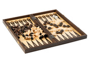 JUEGO DE MADERA 3 en 1 (40x40cm) CHASETS + WARCABS + BACKGAMMON