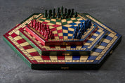 Ajedrez para tres jugadores - mediano (tricolor)